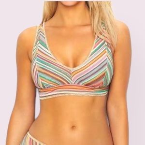 Becca Rebecca Virtue Kasbah Ana Bralette Bikini Set